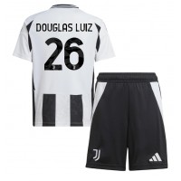 Dres Juventus Douglas Luiz #26 Domaci za djecu 2024-25 Kratak Rukav (+ kratke hlače)